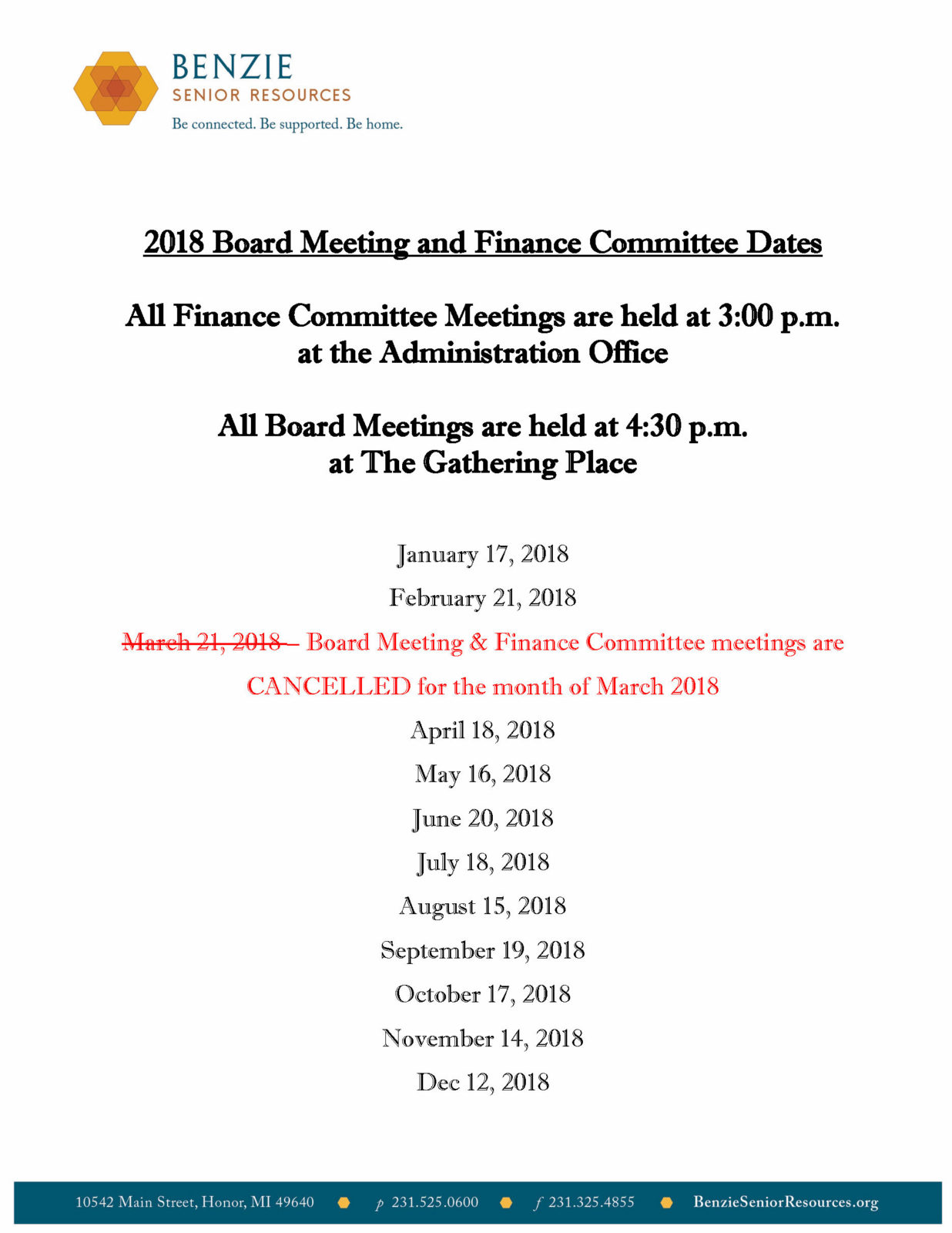 board-meeting-dates-benzie-senior-resources